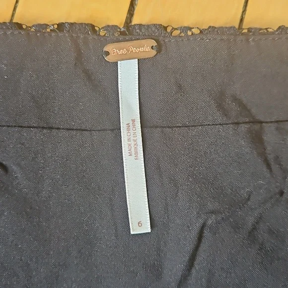 Free People Dreamy Days Floral Lace Cotton Blend Mini Skirt 6 - Picture 2 of 6